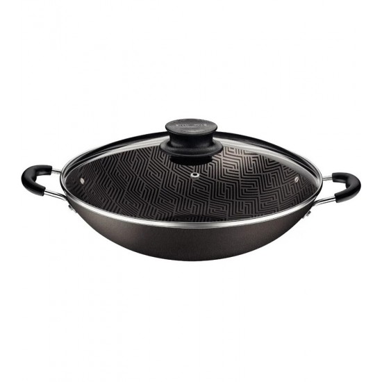 Wok 32cm 4,4l Paris Chumbo Alumínio Com Revestimento Antiaderente